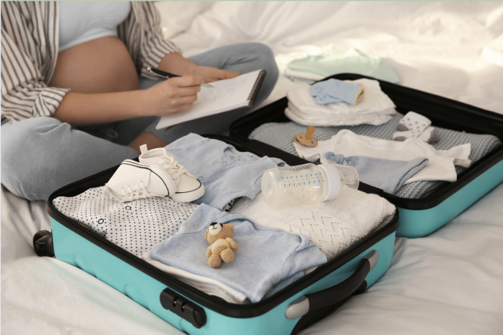 La valise maternité, le sac pour l'accouchement