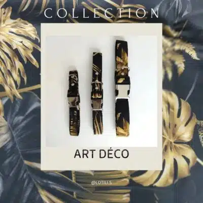 Collier Pour Chien - Collection Art déco - Lotilis