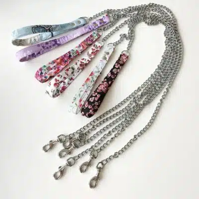 Laisse chaine Pour Chien fait main - modèle au choix - Lotilis