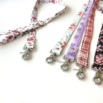 Laisse plate Pour Chien fait main - modèle au choix - Lotilis