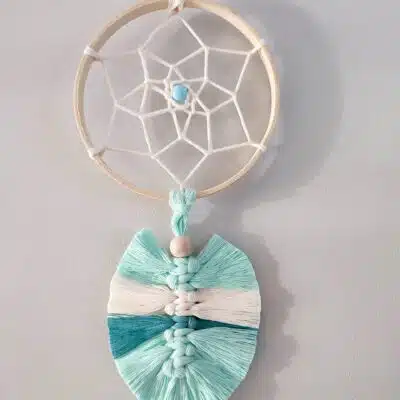 Attrape rêve plume macramé