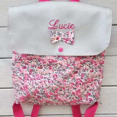 Sac à dos crèche / maternelle édition limitée wilthsire pêche à personnaliser