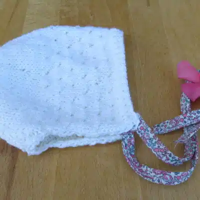 Béguin coton mérinos pour bébé