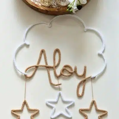 Tricotin prénom et nuage