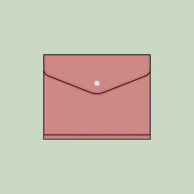 Porte document fait main