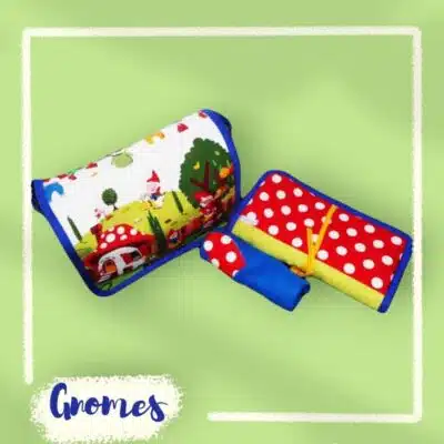 Sac à langer + matelas de change + lange doudou - LES GNOMES -
