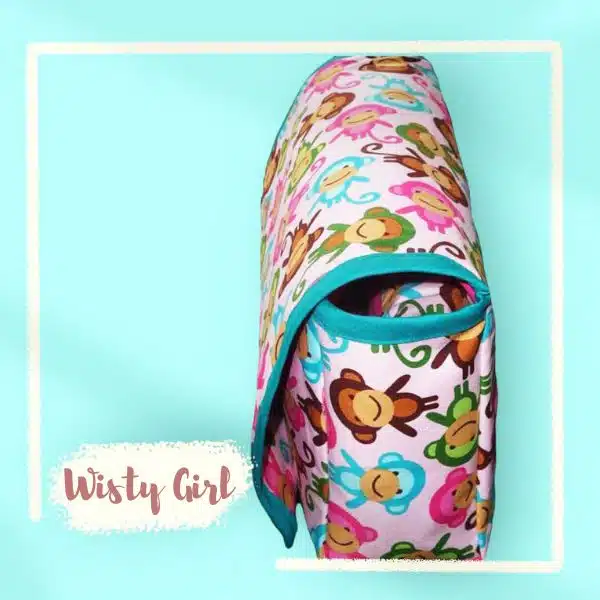 Sac à langer + matelas de change + lange doudou - WISTY GIRL – Image 11