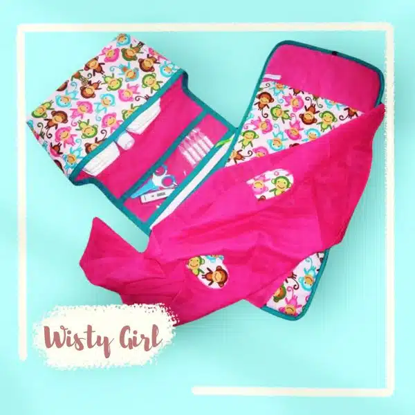 Sac à langer + matelas de change + lange doudou - WISTY GIRL – Image 8