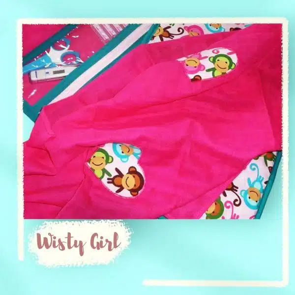 Sac à langer + matelas de change + lange doudou - WISTY GIRL – Image 9