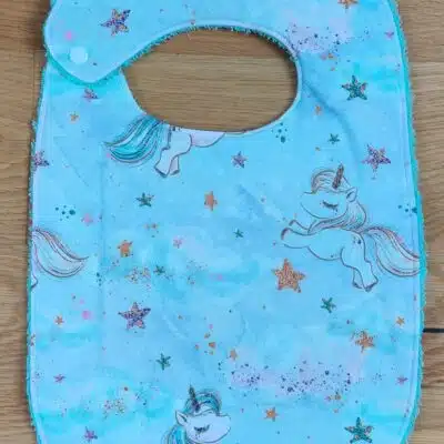 Bavoir enfant licorne