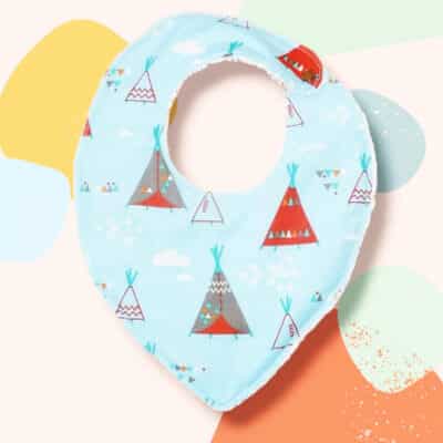 Bavoir bandana - TIPI INDIEN