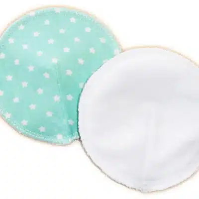 Compresses d'allaitement lavables en micro polaire - ETOILES - coussinets de maternité réutilisables