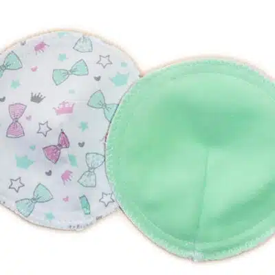 Compresses d'allaitement lavables en micro polaire - PRINCESSE - coussinets de maternité réutilisables