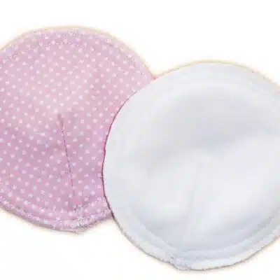 Compresses d'allaitement lavables en micro polaire - PETITS POIS - coussinets de maternité réutilisables