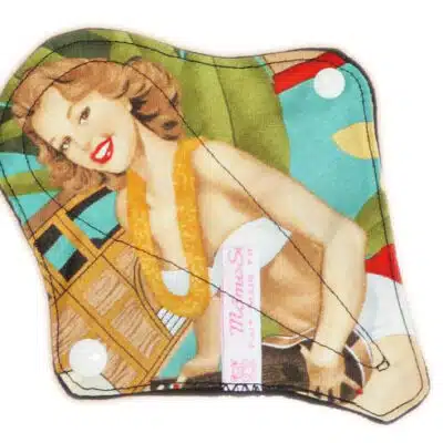 Protège-string lavable PIN-UP HAWAIENNE - Zéro déchet - Protège tanga