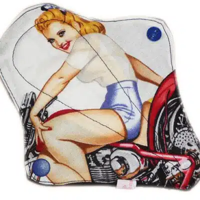 Protège-string lavable PIN-UP BIKER - Zéro déchet - Protège tanga