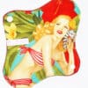 Serviette hygiénique lavable flux normaux (S) - PIN-UP HAWAIENNE - Zéro déchet - shl - serviette périodique