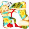 Serviette hygiénique lavable flux normaux (S) - PIN-UP HAWAIENNE - Zéro déchet - shl - serviette périodique