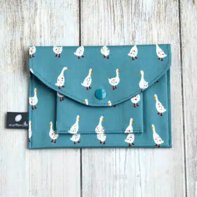 Portefeuille tissu japonais motif animal