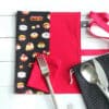 set de table, pochette couverts et serviette