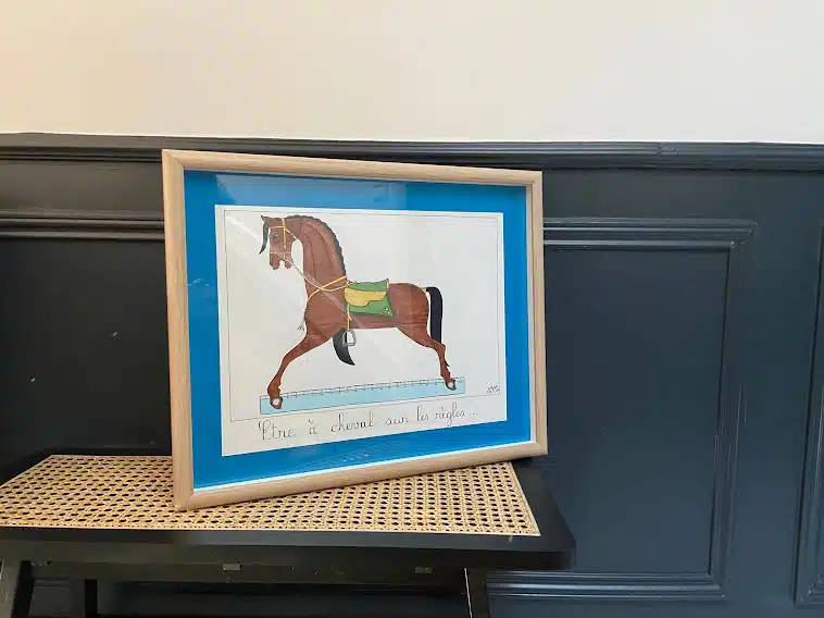 Affiche illustration numérotée x30 "Etre à cheval sur les règles". – Image 2