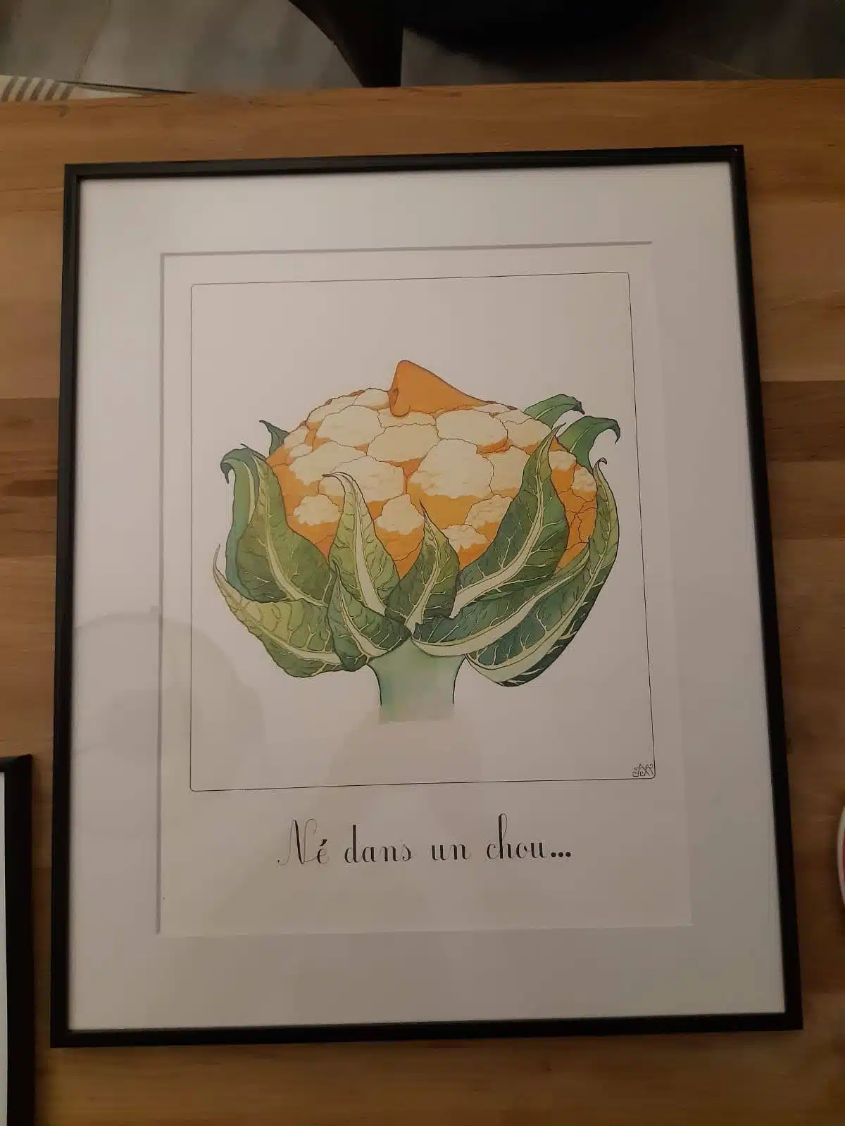 Affiche illustration numérotée x30 "Né dans un chou" – Image 3