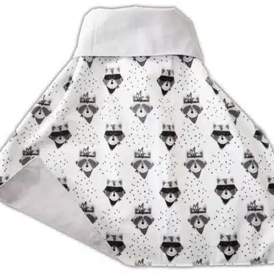 Serviette de cantine XXL à pression RATON LAVEUR INDIEN