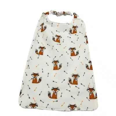 Serviette cantine personnalisable - Motif Renard