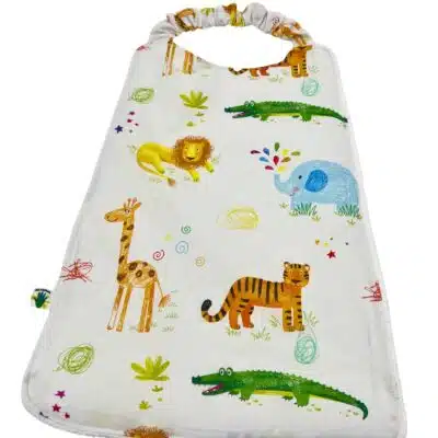 Serviette cantine personnalisable - Motif safari