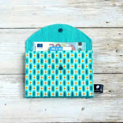 portefeuille tissu style retro