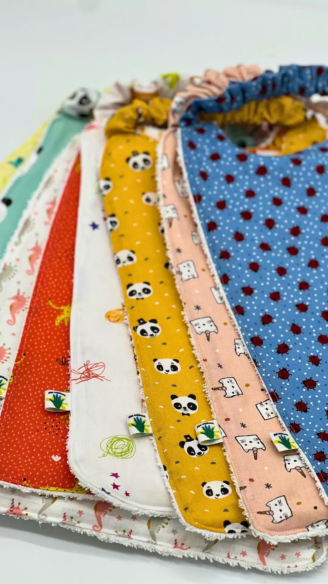 Serviette cantine personnalisable - Motif Coccinelle – Image 2