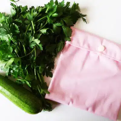 Sac congélation lavable et réutilisable ROSE (MINI)