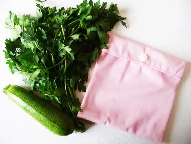 Sac congélation lavable et réutilisable ROSE (MINI)