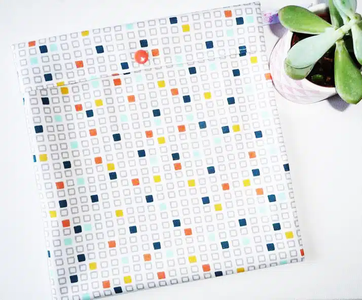 Sac congélation lavable et réutilisable CUBE RETRO (MEDIUM)