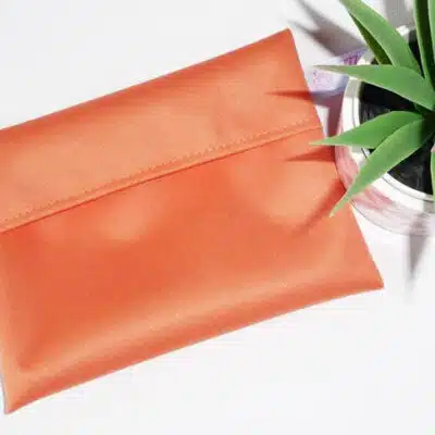 Pochette imperméable lavable et réutilisable ORANGINA