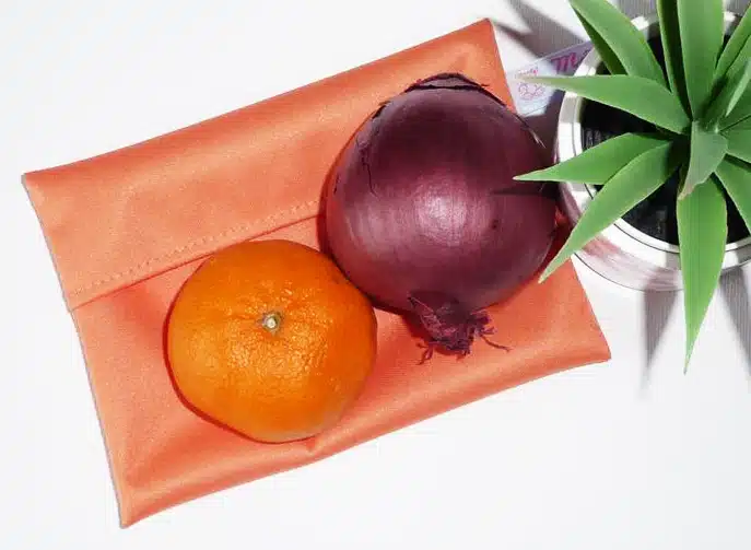 Pochette imperméable lavable et réutilisable ORANGINA