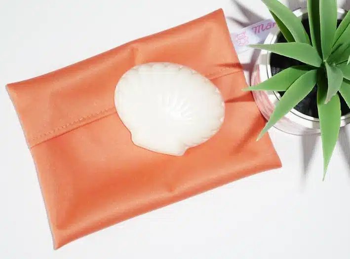 Pochette imperméable lavable et réutilisable ORANGINA