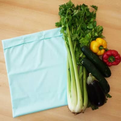 Sac congélation lavable et réutilisable MENTHE (MEGA)