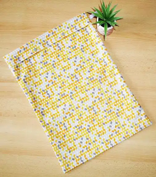 Sac congélation lavable et réutilisable ORANGE RETRO (MEGA +)