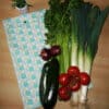 Sac congélation lavable et réutilisable FEUILLES (MEGA +)