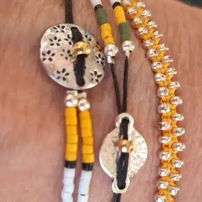 Bracelets trio macramé