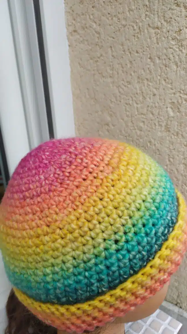 Bonnet laine pour adulte fait main