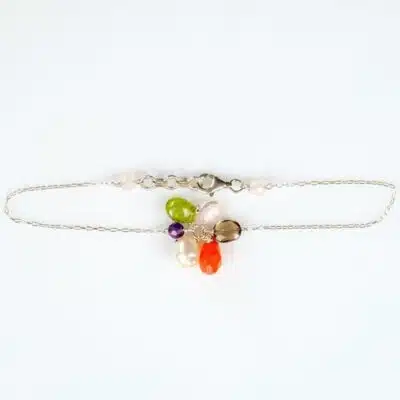 Bracelet Argent Multipierres Trésor n°6