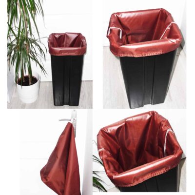 Sac poubelle lavable et réutilisable CHOCOLAT (40L)