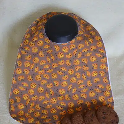 bavoir imprimé cookies