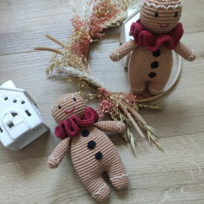 doudou noel crochet pain d'épices