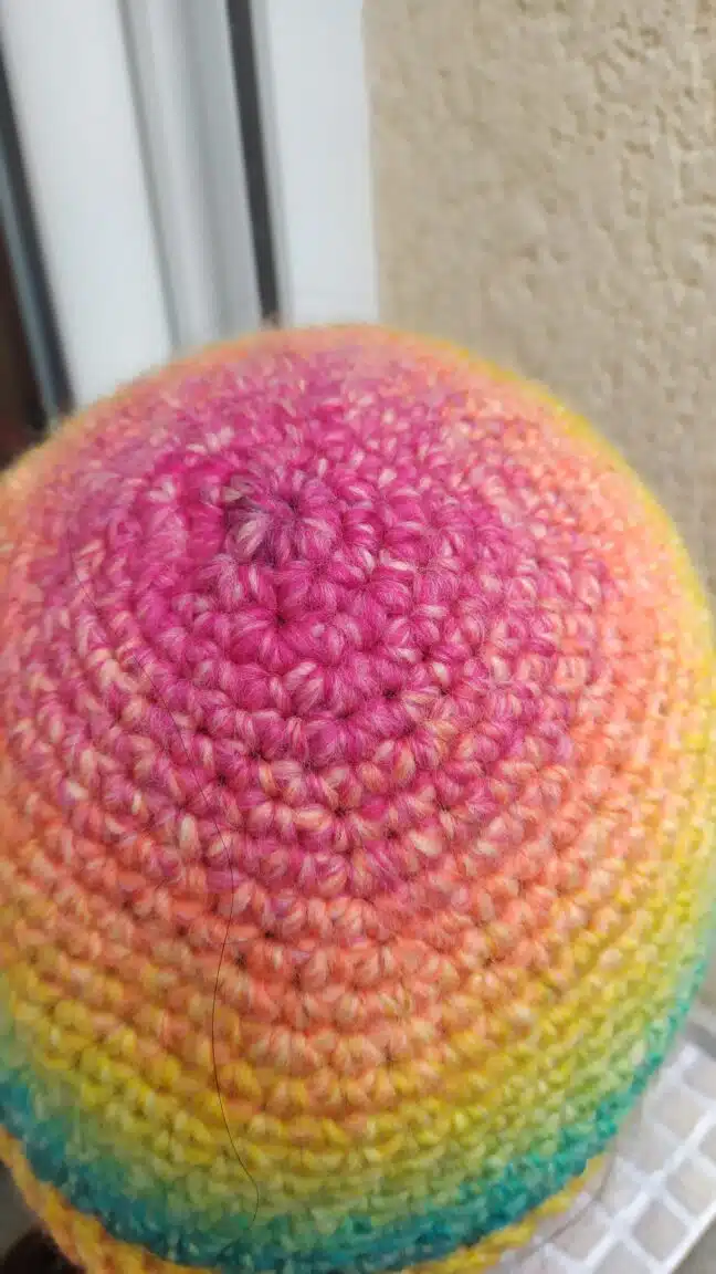 Bonnet laine pour adulte fait main – Image 2