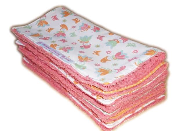 Essuie-tout lavable LUTINS - serviette en tissu lavable réutilisable - essuie-tout alternatif écologique zéro déchet