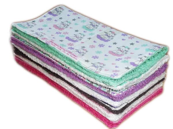Essuie-tout lavable CHATONS - serviette en tissu lavable réutilisable - essuie-tout alternatif écologique zéro déchet