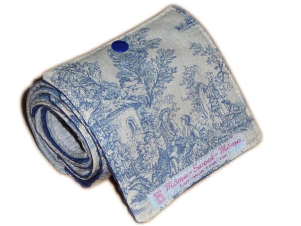 Papier toilette lavable TOILE DE JOUY (10 feuilles) - papier hygiénique alternatif écologique zéro déchet